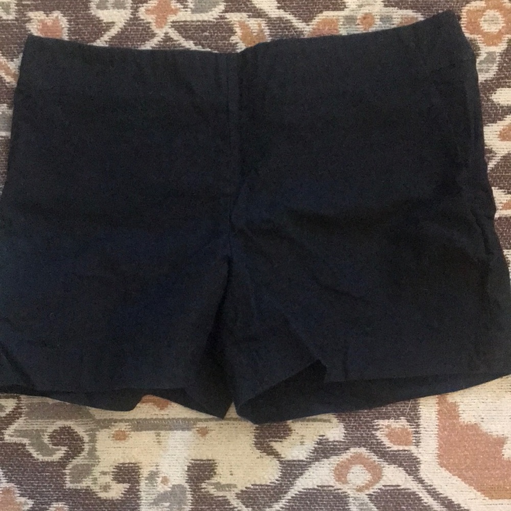 Banana Republic side zipper black shorts